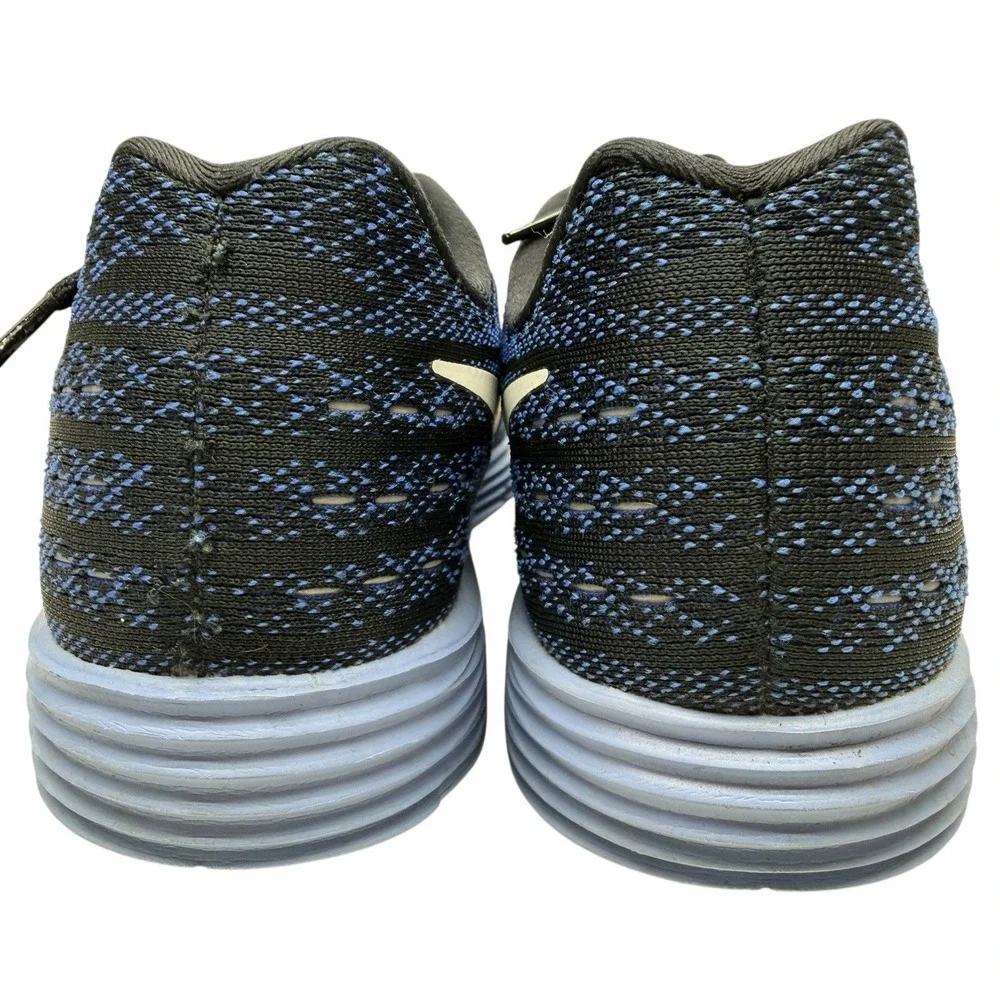 Nike Women's LunarTempo 2 Athletic Sneaker Shoes Black Blue 818098‎ 401 Size 8.5